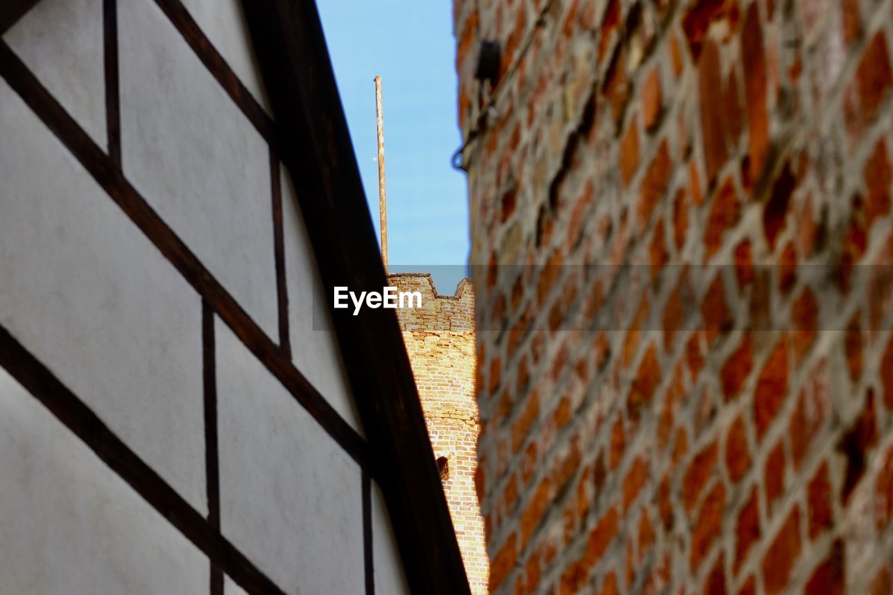 Low angle view of building against sky