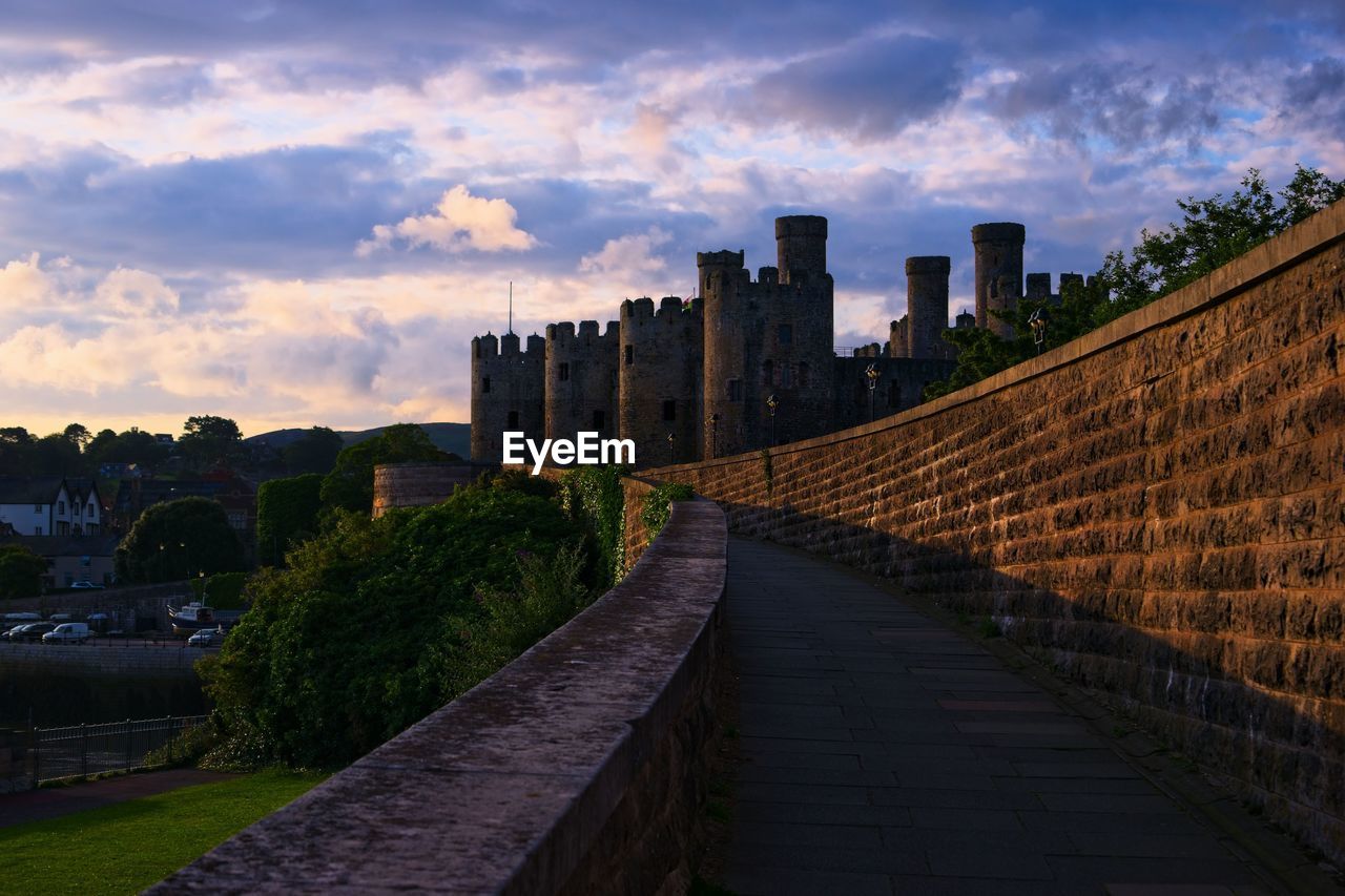 VIEW OF BUILDINGS AGAINST SKY DURING SUNSET