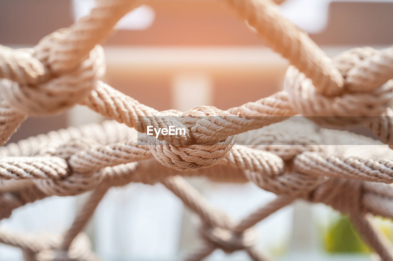 Full frame shot of hammock