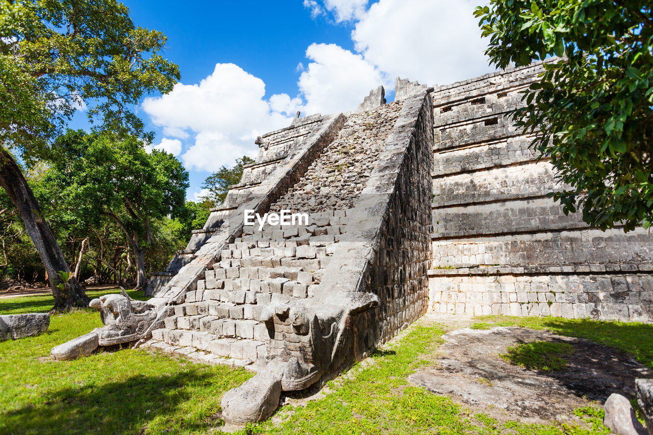 LOW ANGLE VIEW OF OLD RUIN