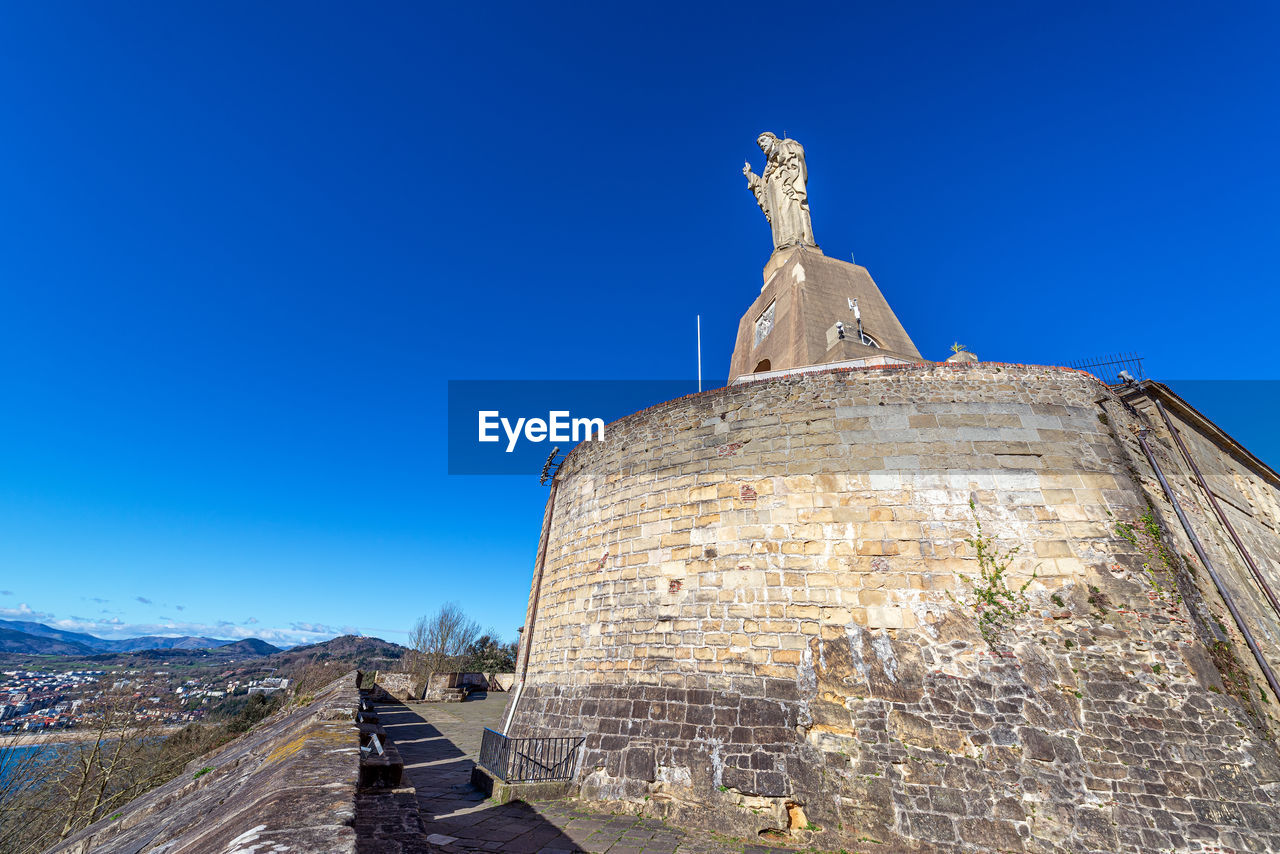 ANCIENT TEMPLE AGAINST CLEAR SKY