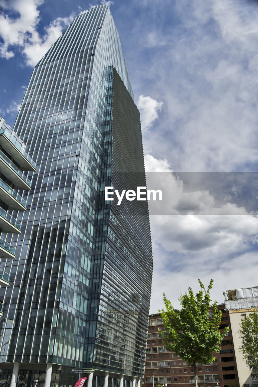 LOW ANGLE VIEW OF OFFICE BUILDINGS