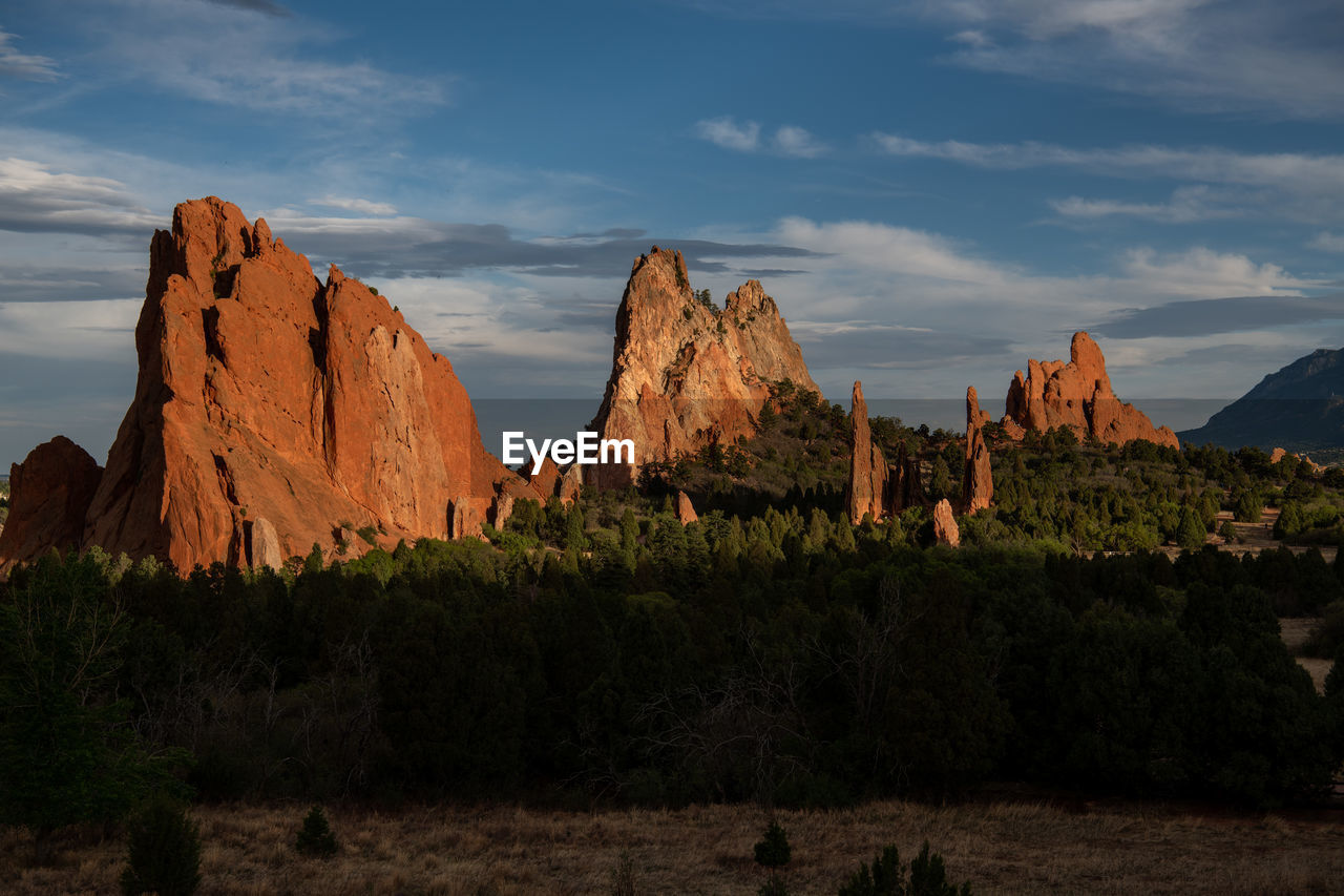 Scenic view of mountain against sky