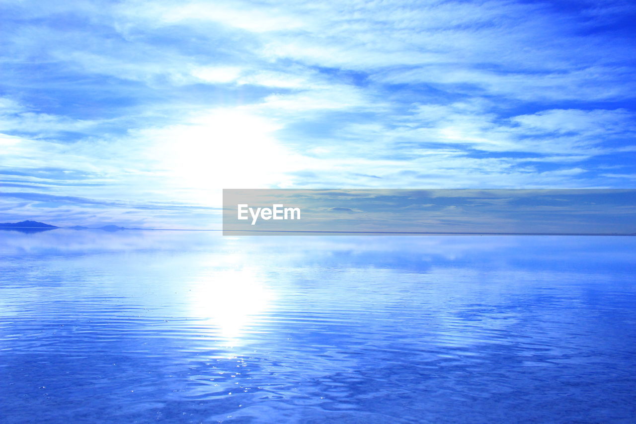 REFLECTION OF CLOUDS IN SEA