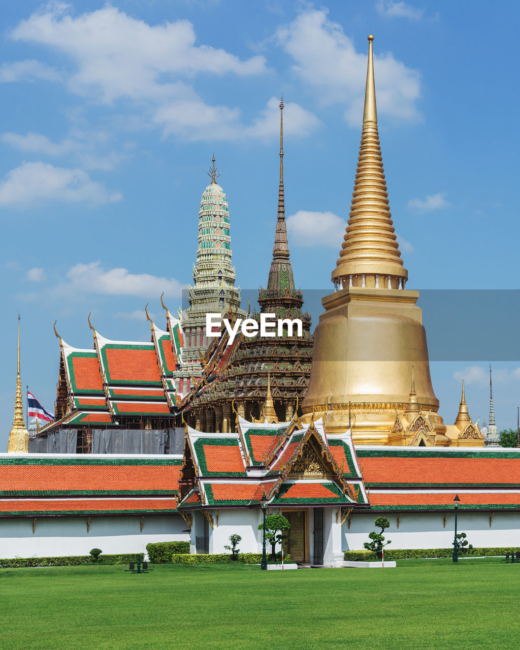 The grand palace is a complex of buildings at the heart of bangkok, thailand.