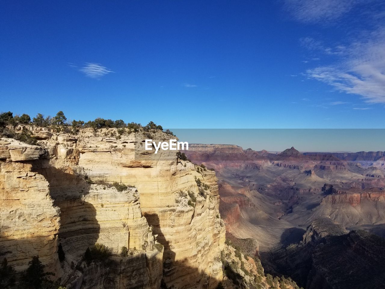 ROCK FORMATIONS ON MOUNTAIN