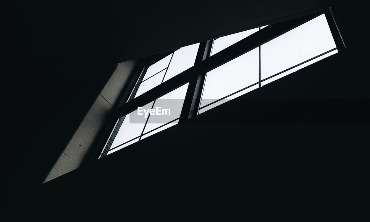 Close-up low angle view of window