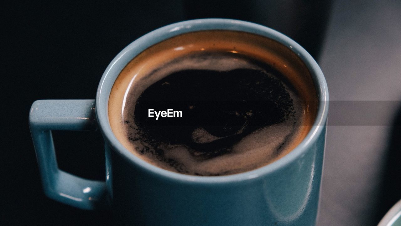 Close-up of coffee on table