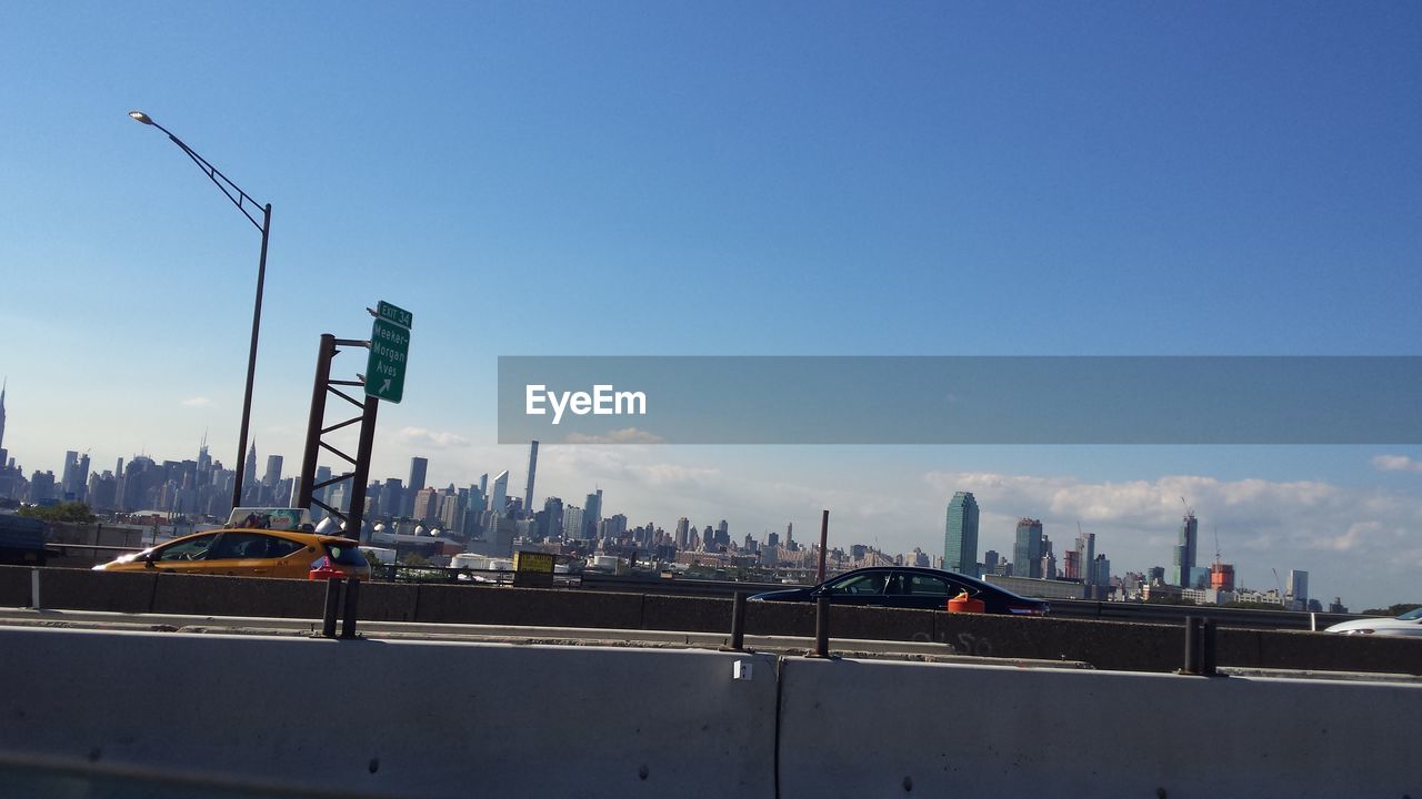 VIEW OF CITYSCAPE AGAINST CLEAR SKY