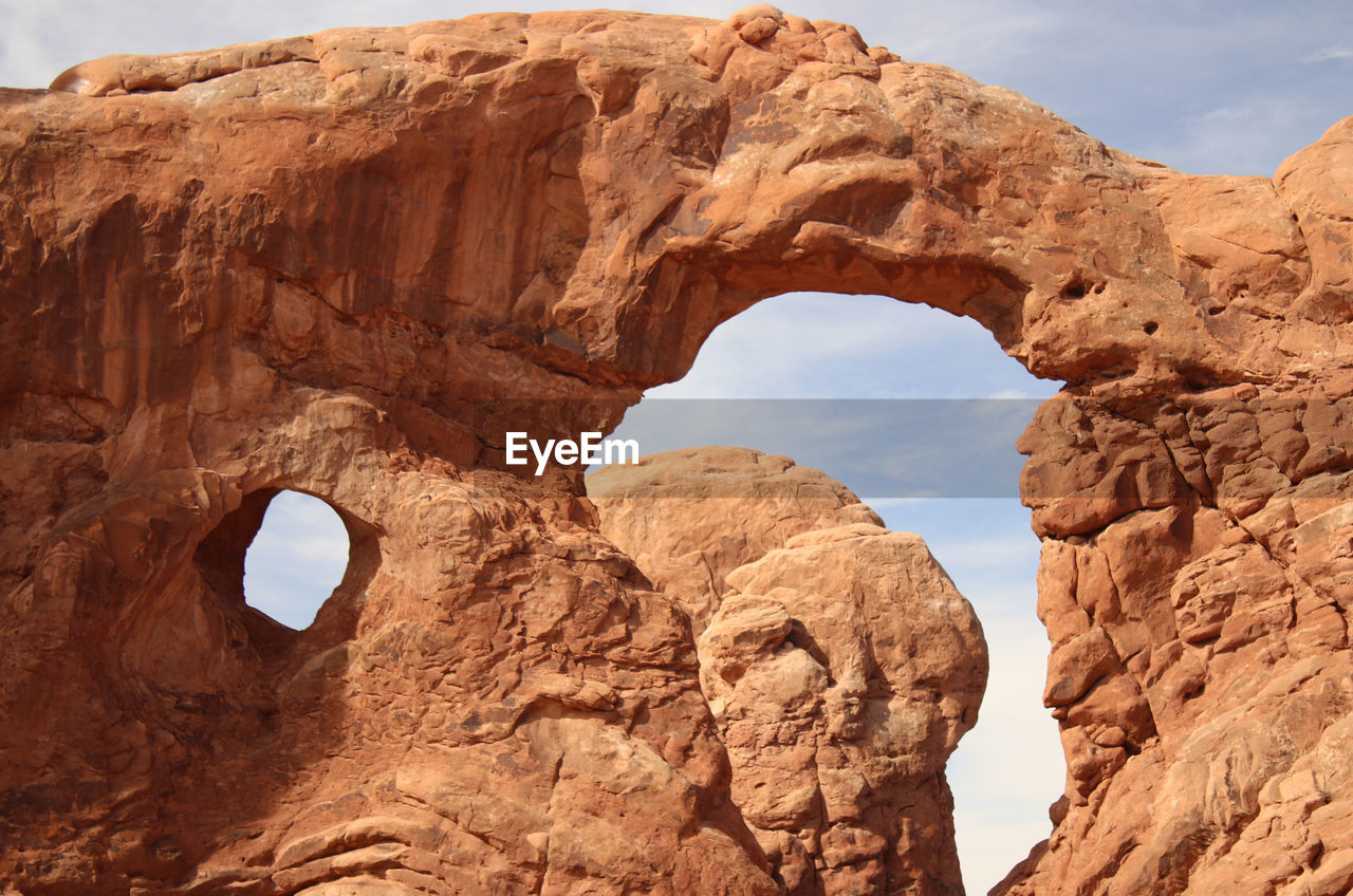 View of rock formations