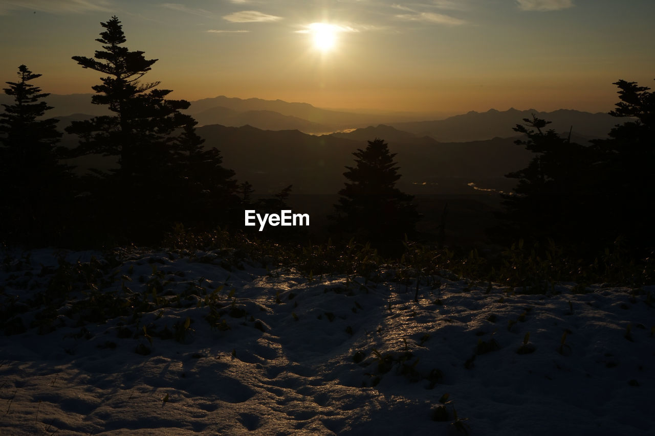 I shot a sunrise in a place famous for the sea of clouds in japan.