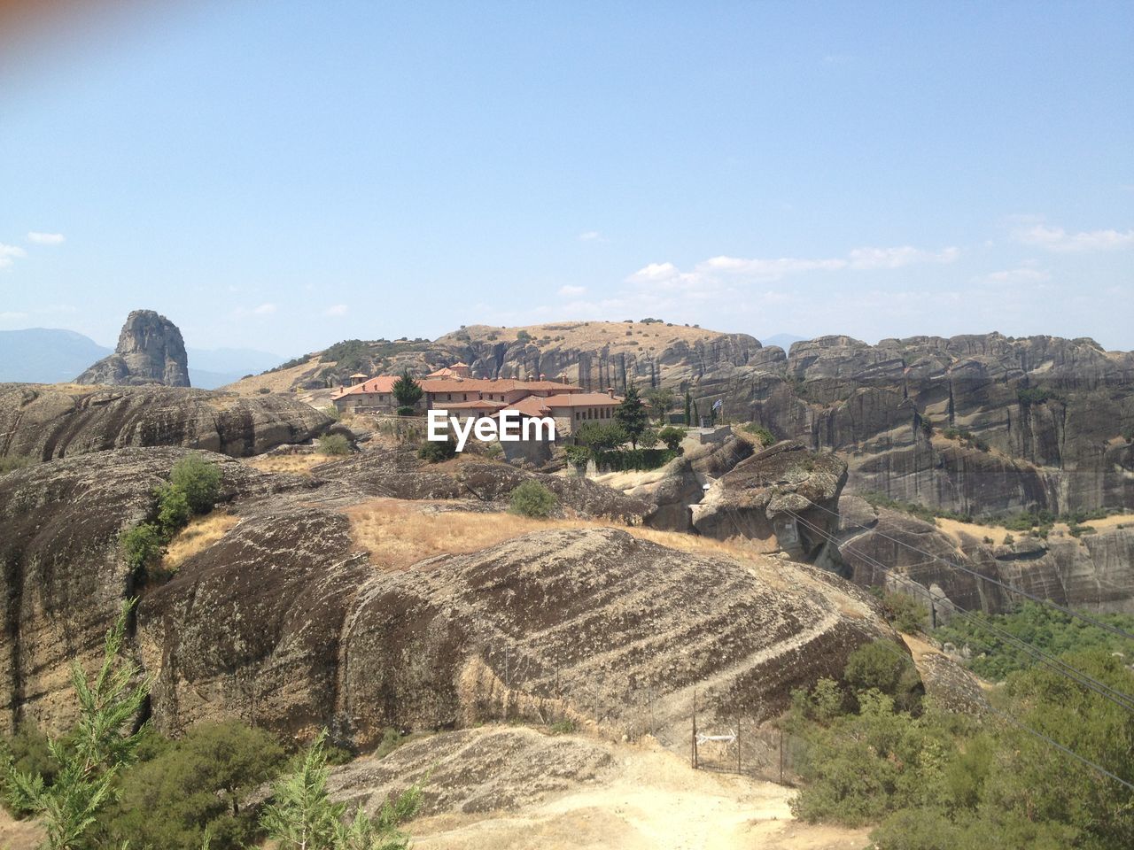 Agia triada monastery from meteora, greece