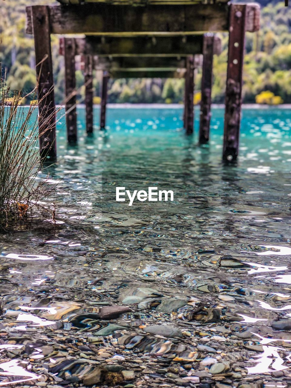 View of pier over sea