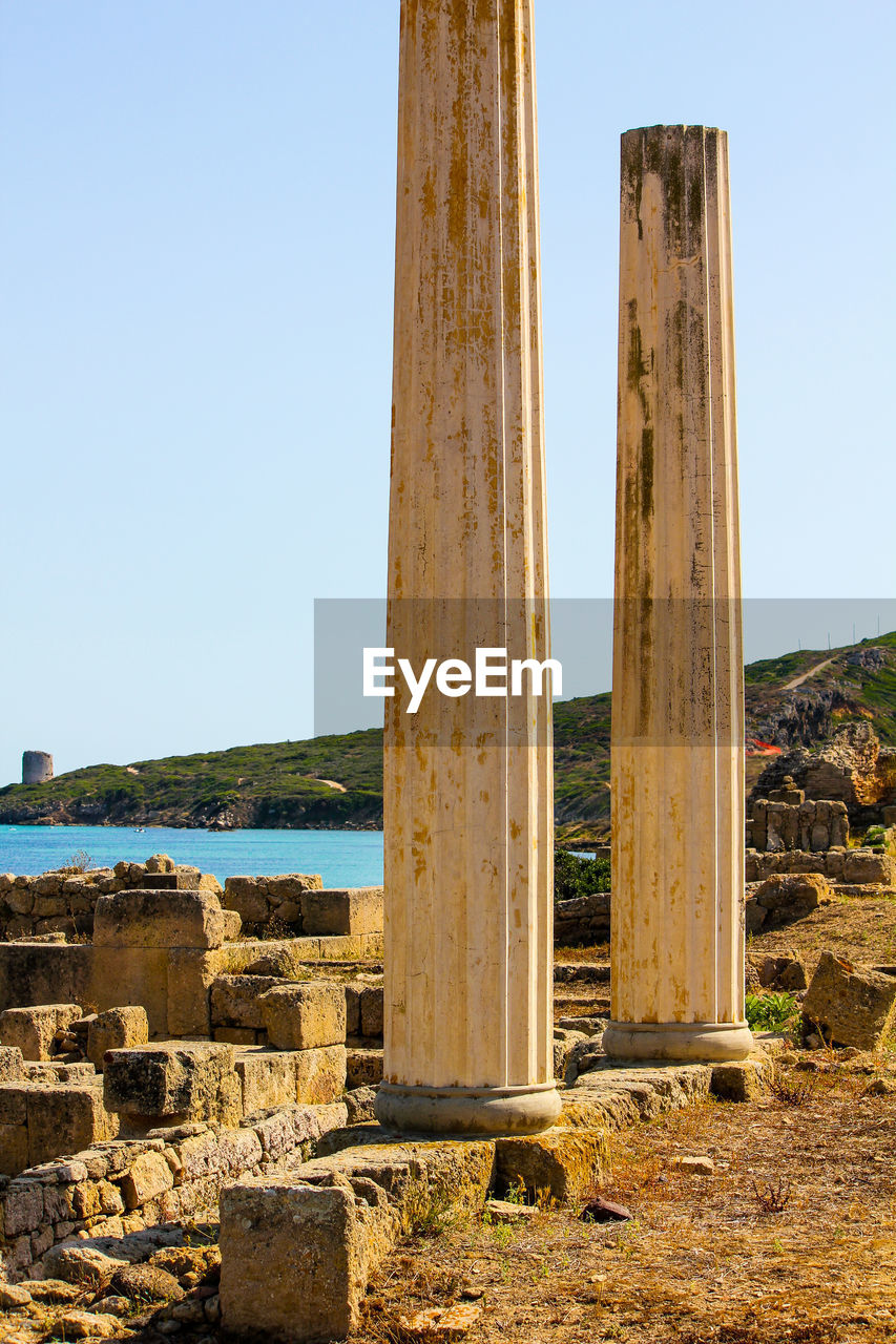 OLD RUINS AGAINST SKY