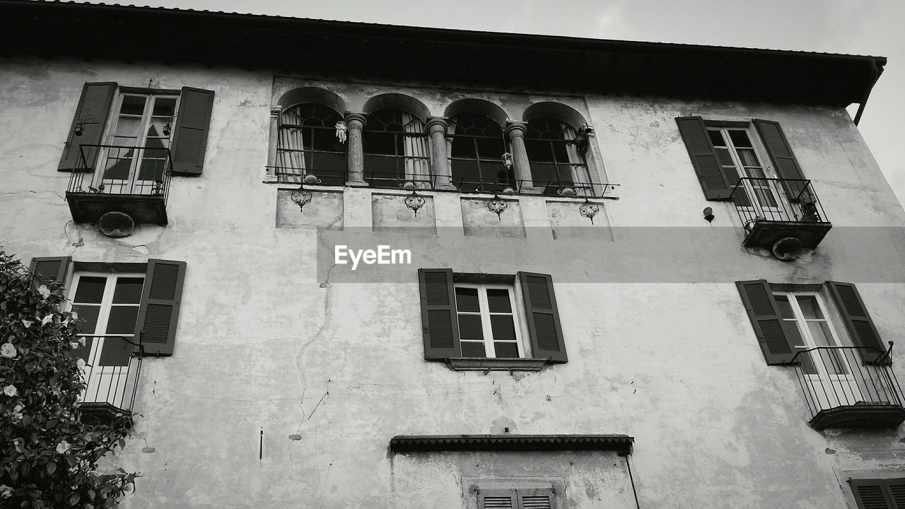 Low angle view of old building