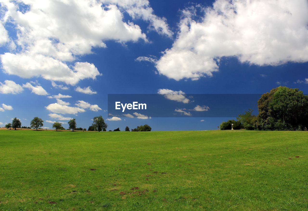 sky, plant, grass, grassland, environment, cloud, landscape, nature, field, green, horizon, pasture, meadow, land, tree, plain, scenics - nature, beauty in nature, natural environment, prairie, rural area, tranquility, hill, no people, blue, lawn, tranquil scene, non-urban scene, rural scene, sunlight, summer, outdoors, day, cloudscape, idyllic, travel, horizon over land, travel destinations, agriculture, grass area, steppe, landscaped, forest