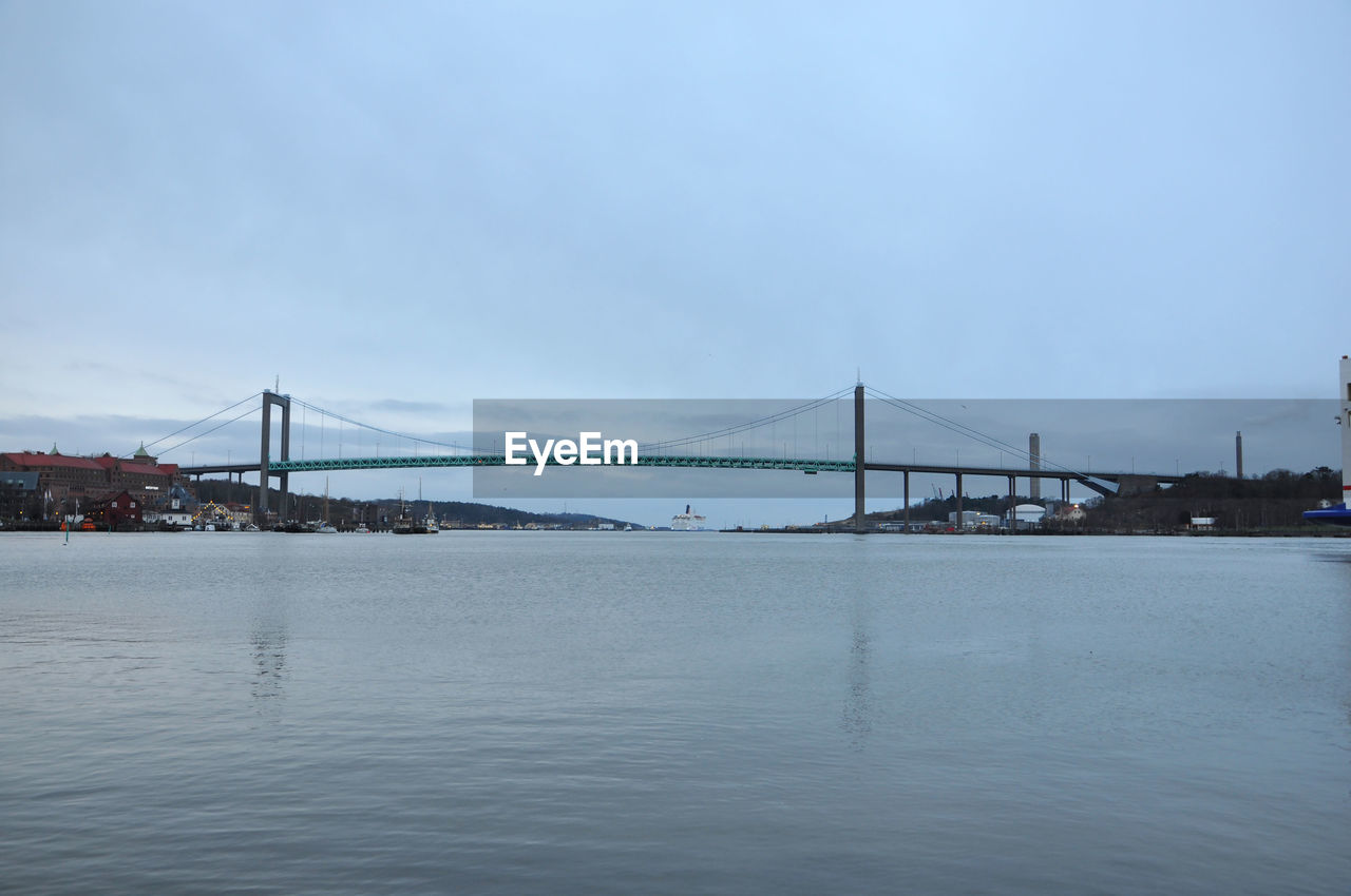 SUSPENSION BRIDGE OVER RIVER