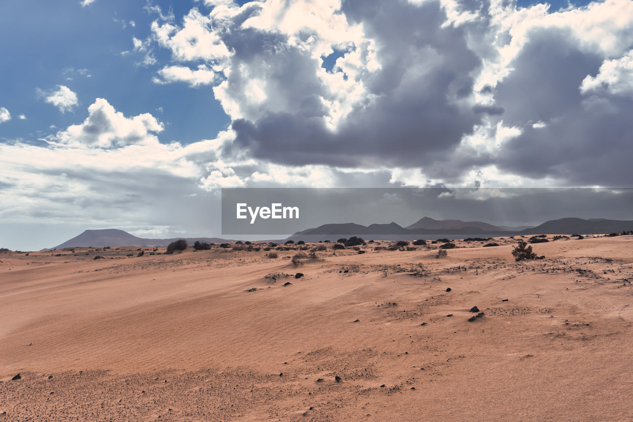VIEW OF DESERT AGAINST SKY