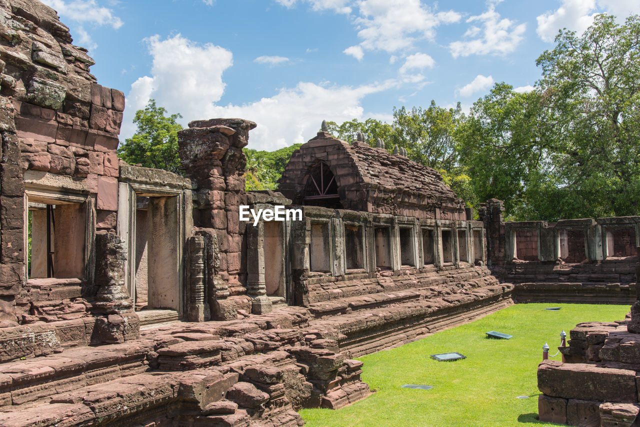 OLD TEMPLE AGAINST SKY