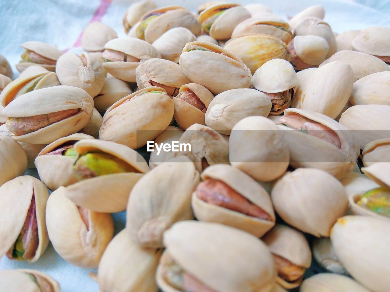 Full frame shot of pistachios for sale