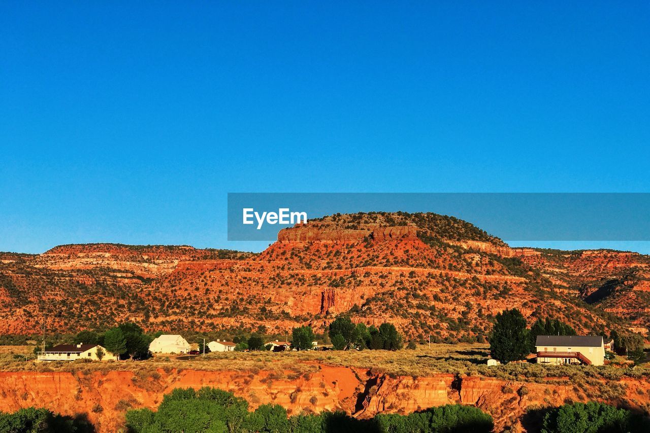 SCENIC VIEW OF FIELD AGAINST CLEAR SKY