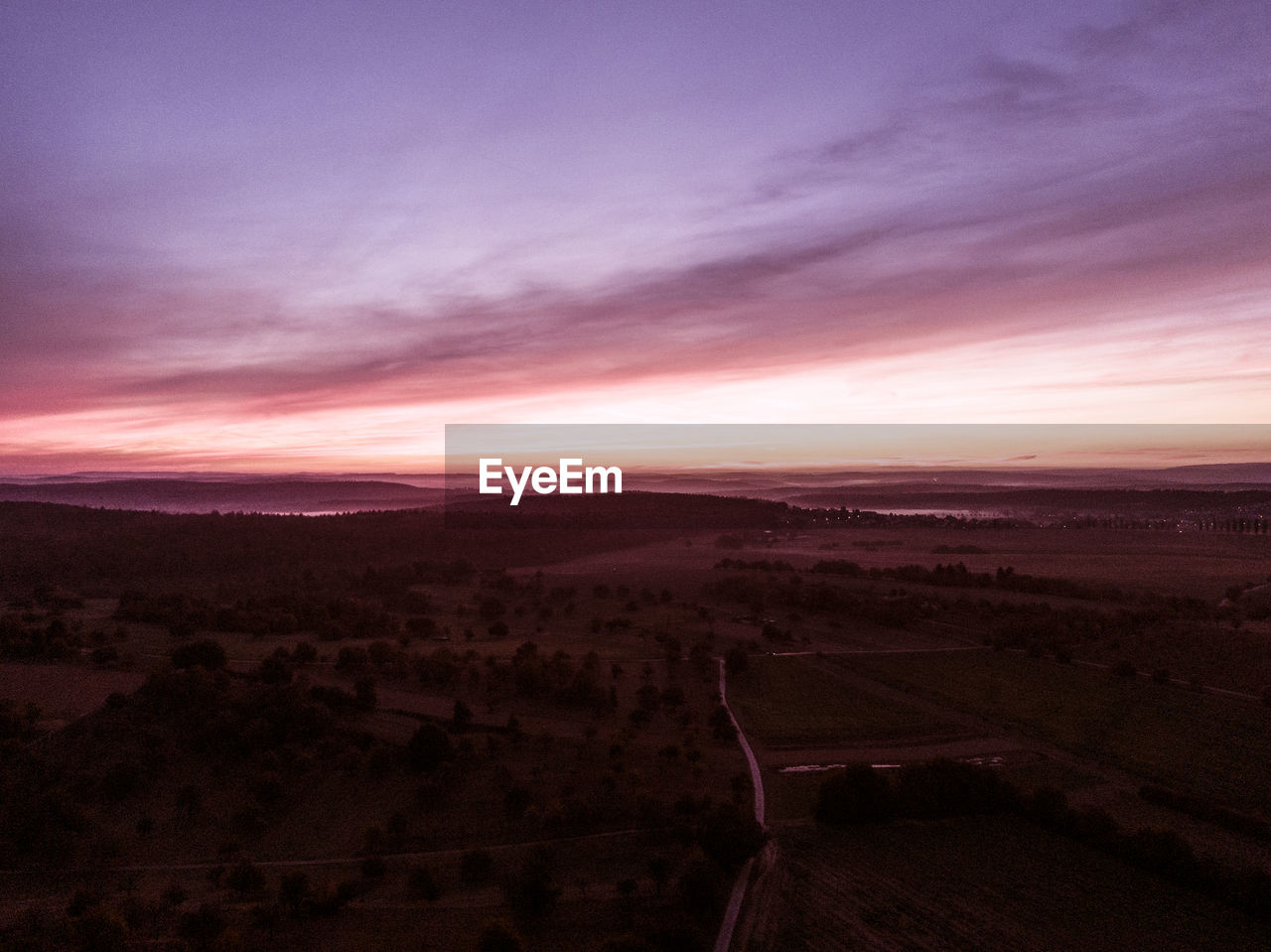 SCENIC VIEW OF LANDSCAPE DURING SUNSET