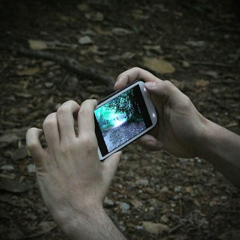 CROPPED IMAGE OF HAND HOLDING WHITE