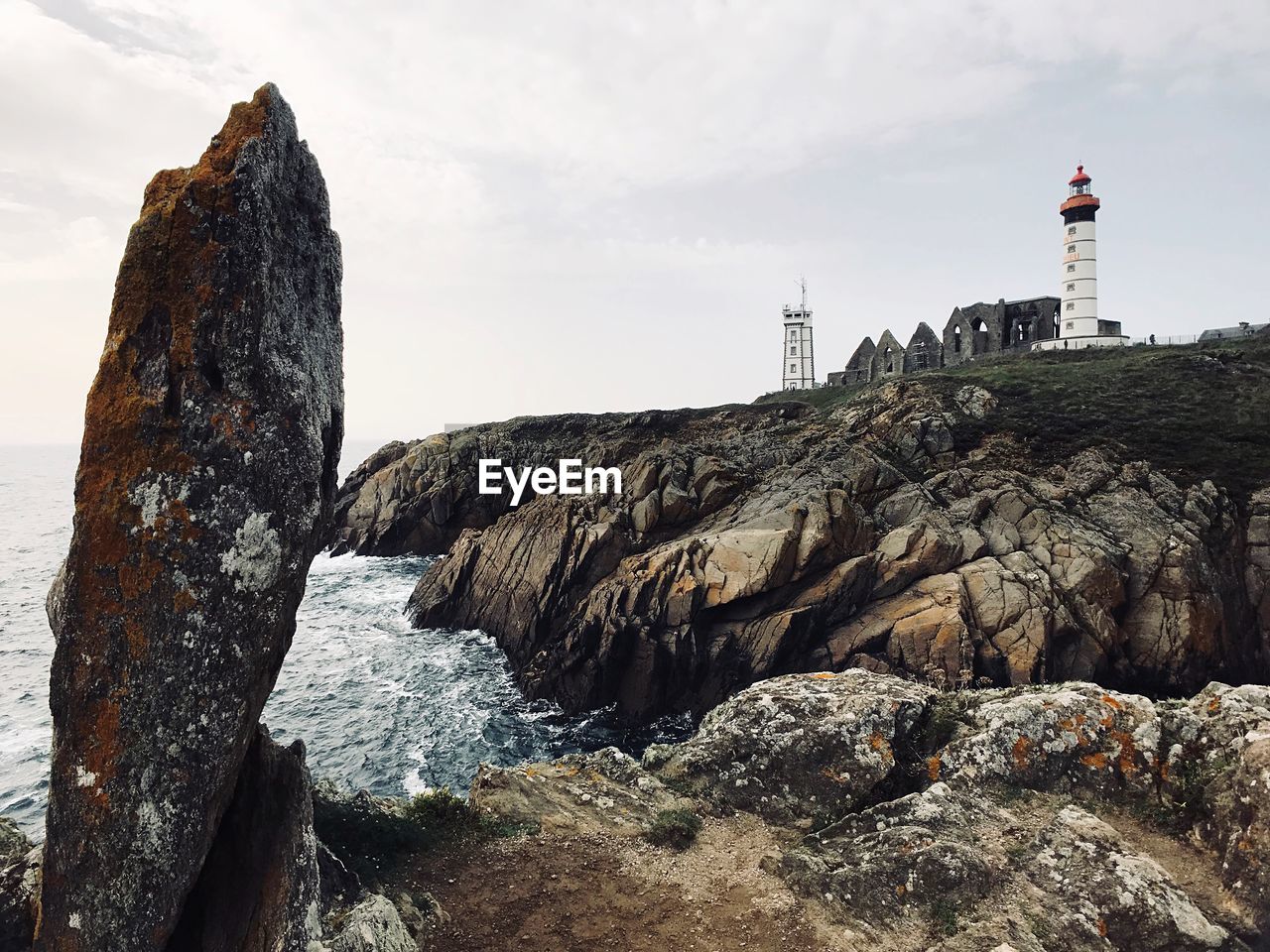 Lighthouse on cliff