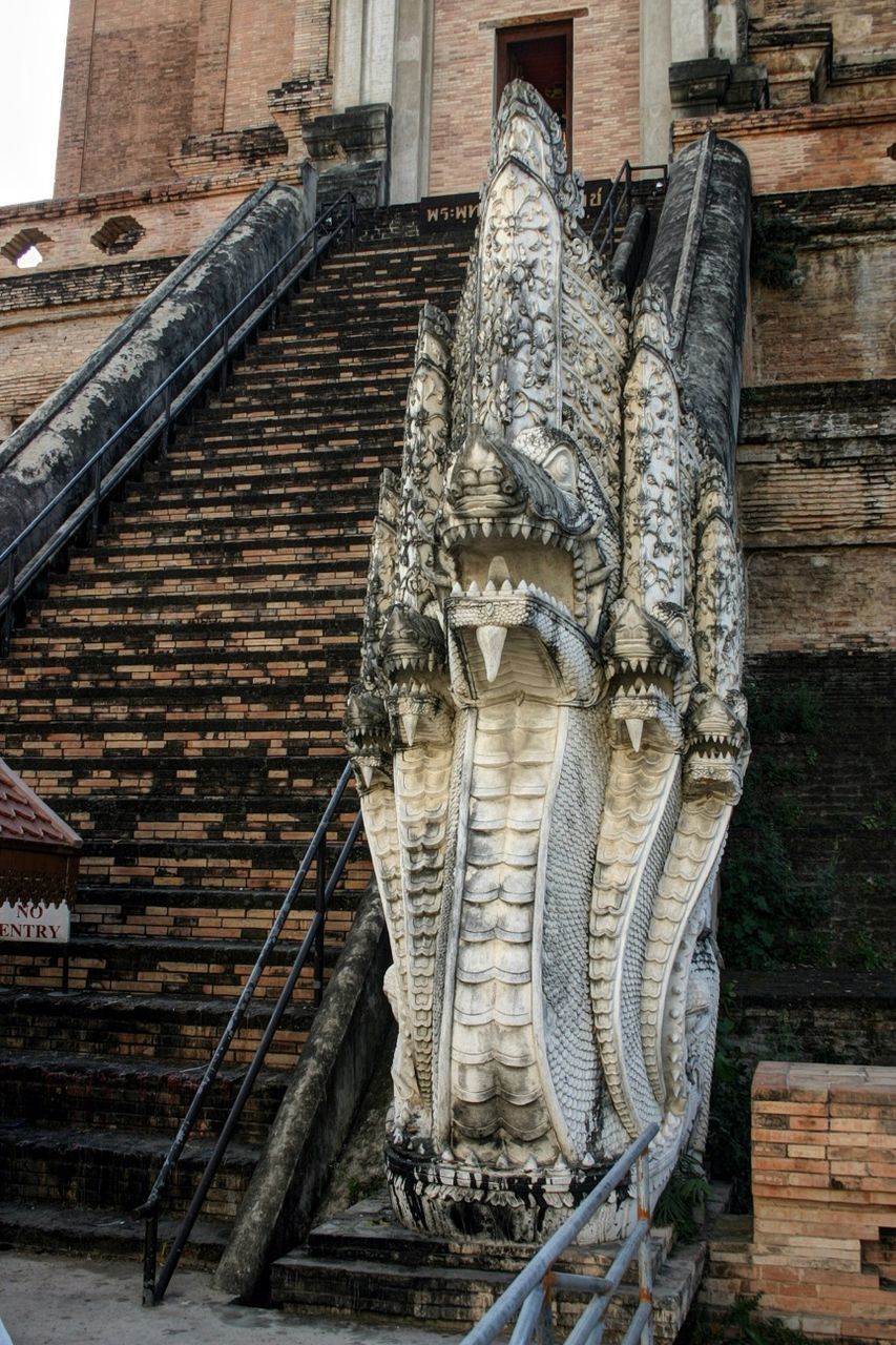 LOW ANGLE VIEW OF OLD BUILT STRUCTURE