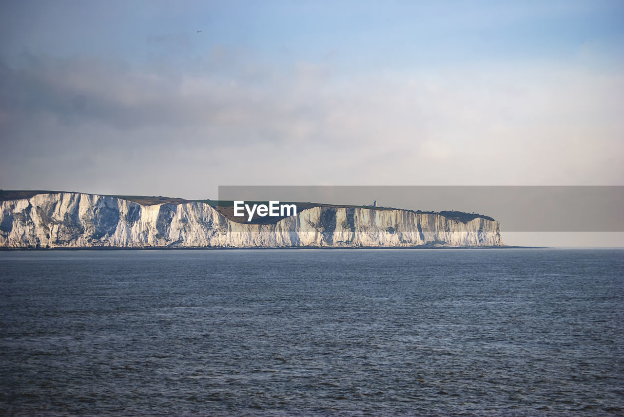 The white cliffs of dover in kent, england
