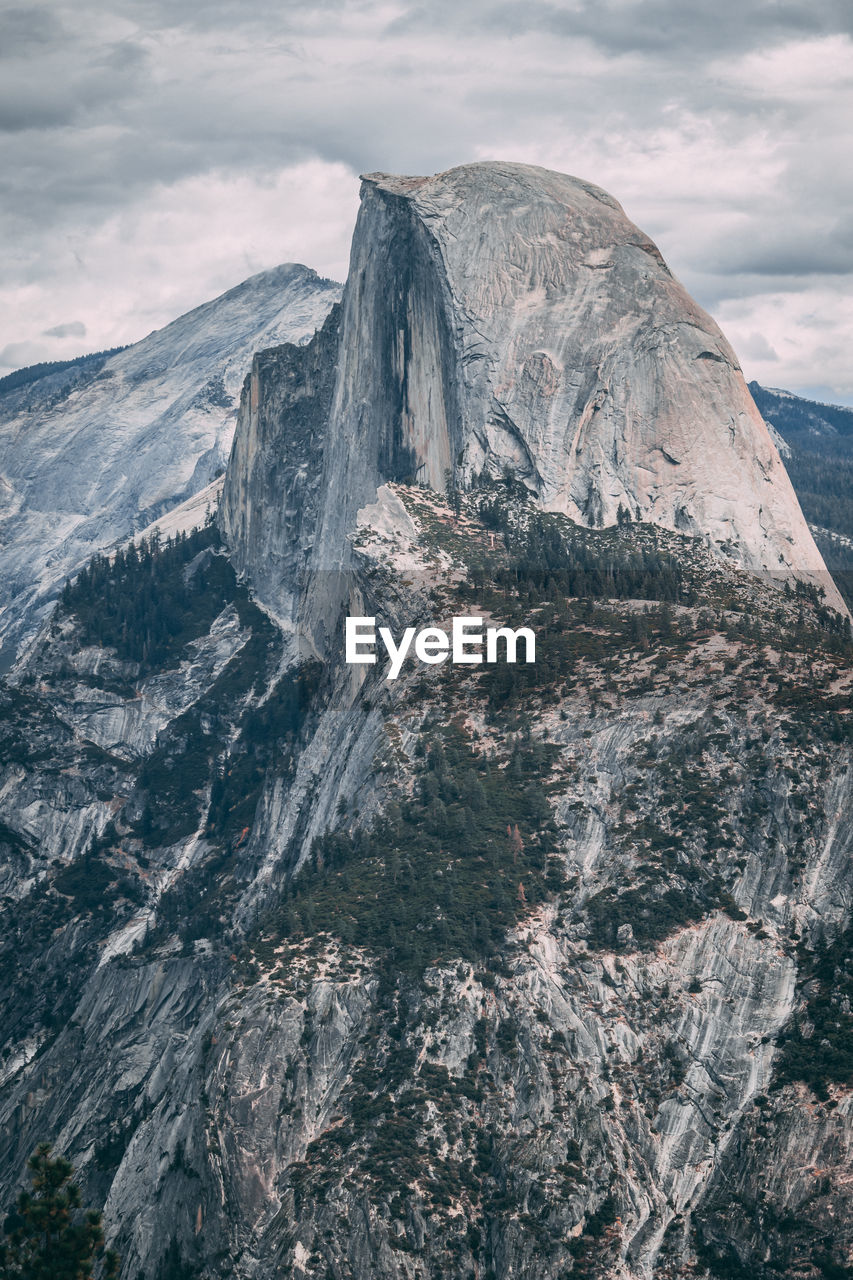 Scenic view of mountain against sky