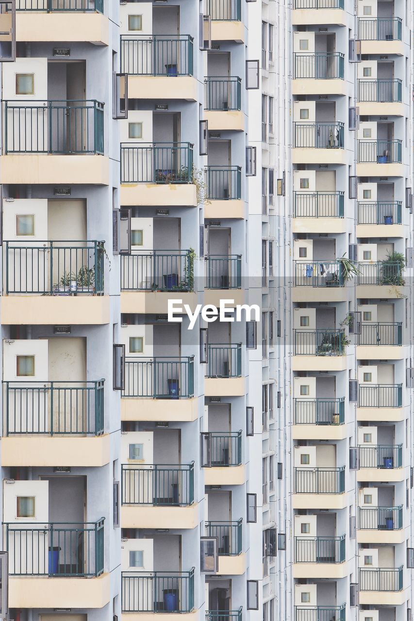 Full frame shot of residential building