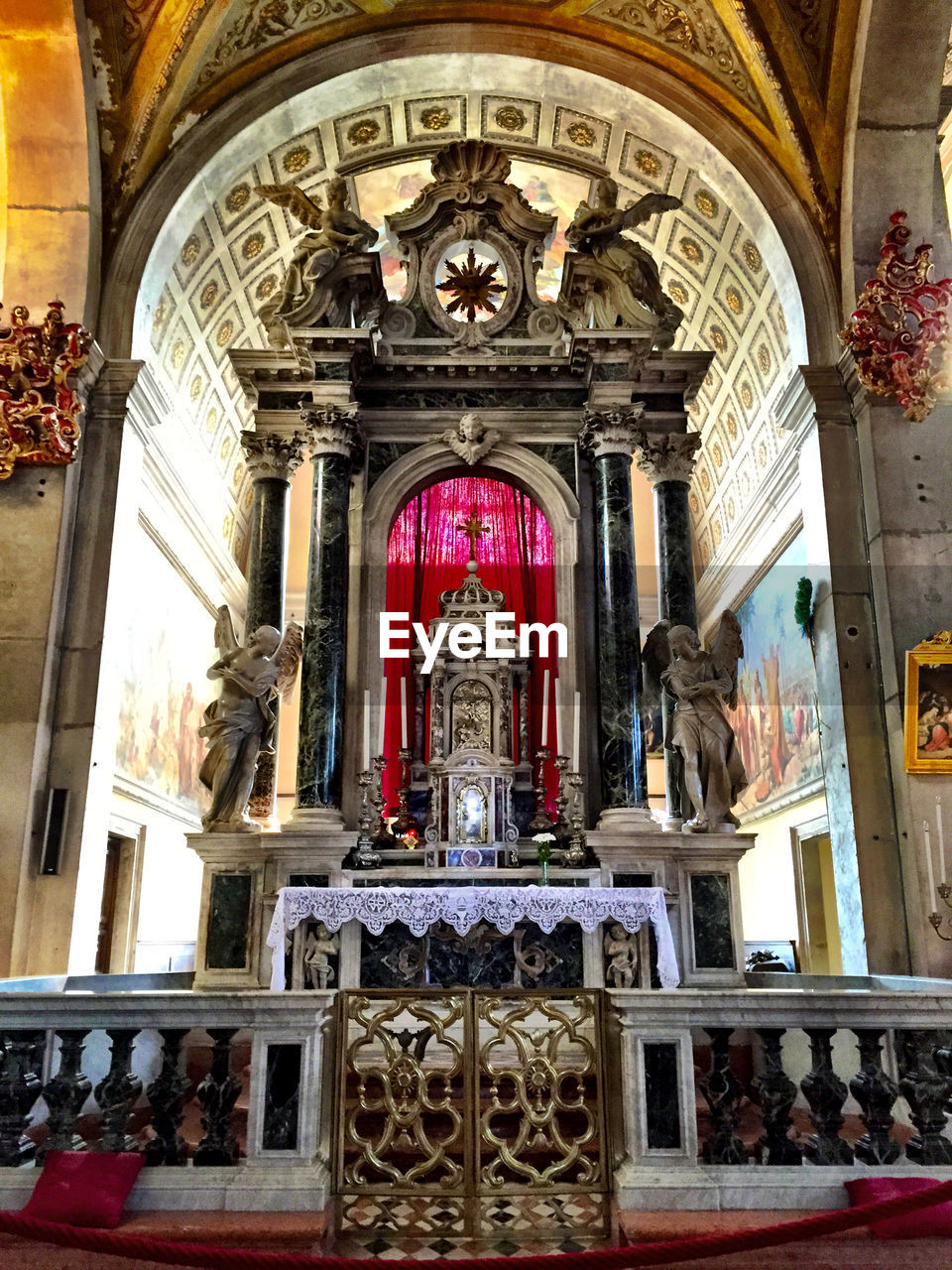 INTERIOR OF TEMPLE