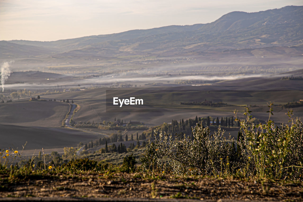 Scenic view of landscape against sky