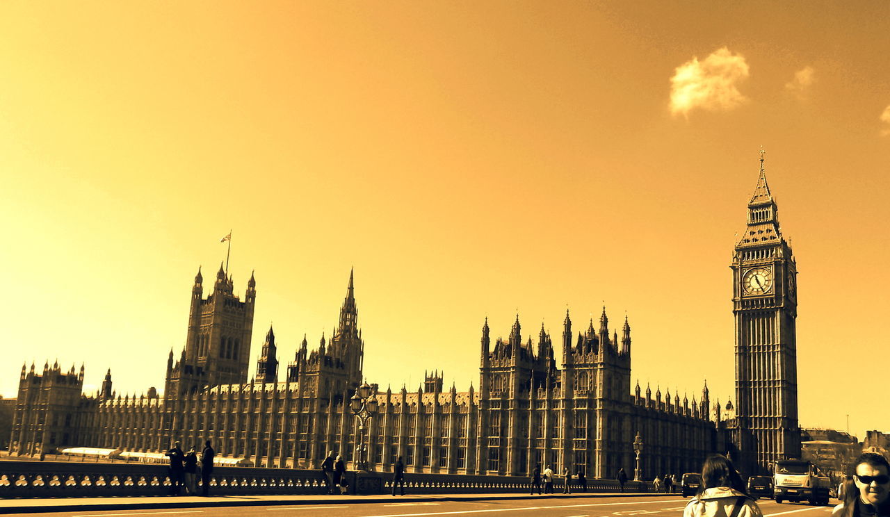 Big ben against clear sky