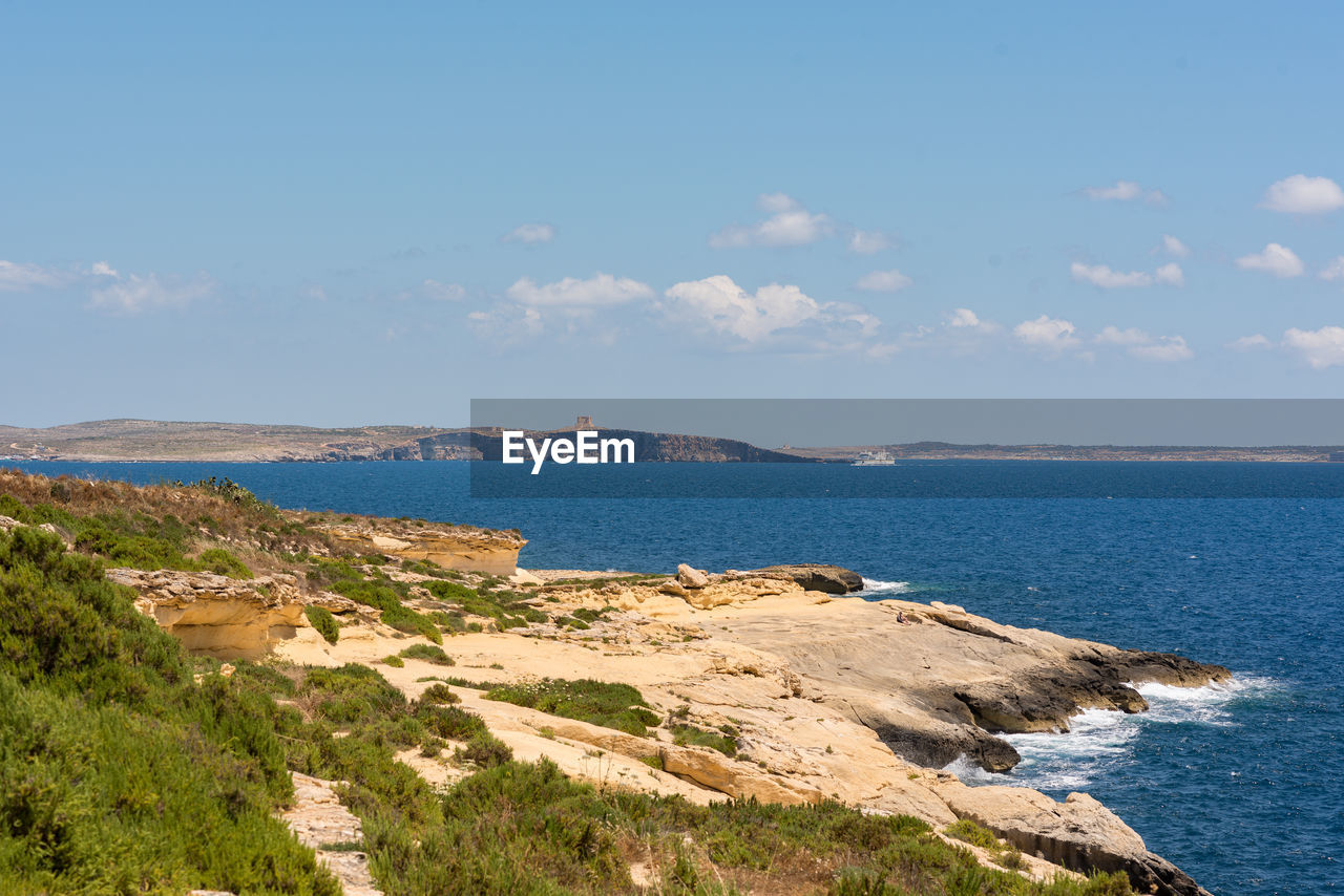 PANORAMIC SHOT OF SEA AGAINST SKY