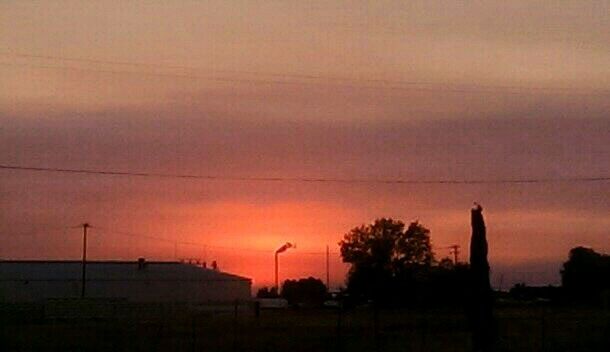 SILHOUETTE OF LANDSCAPE DURING SUNSET