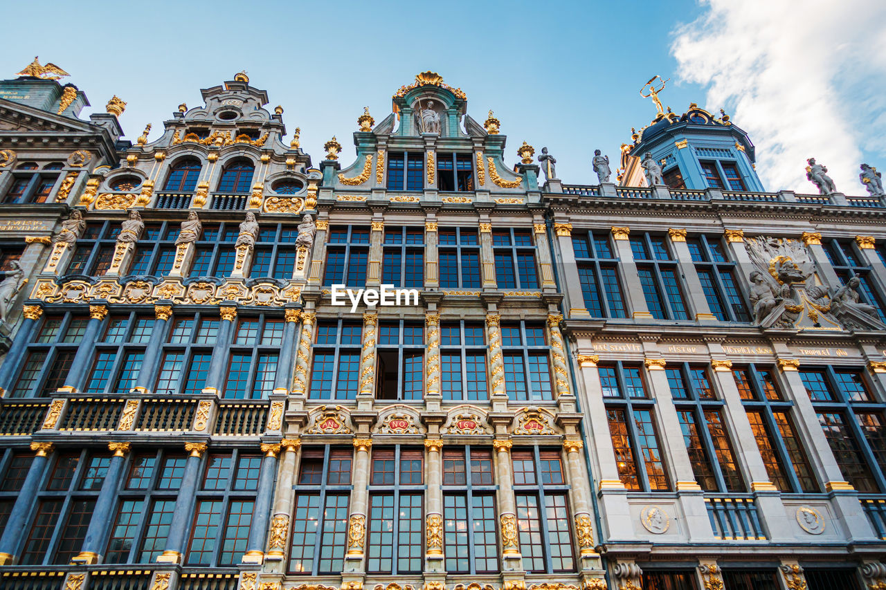 Low angle view of building against sky