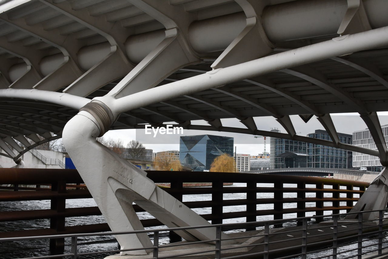 VIEW OF BRIDGE AND BUILDINGS