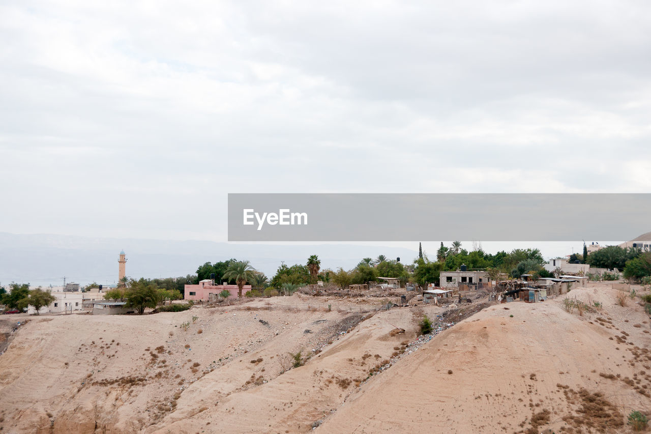 PANORAMIC SHOT OF LAND AGAINST SKY