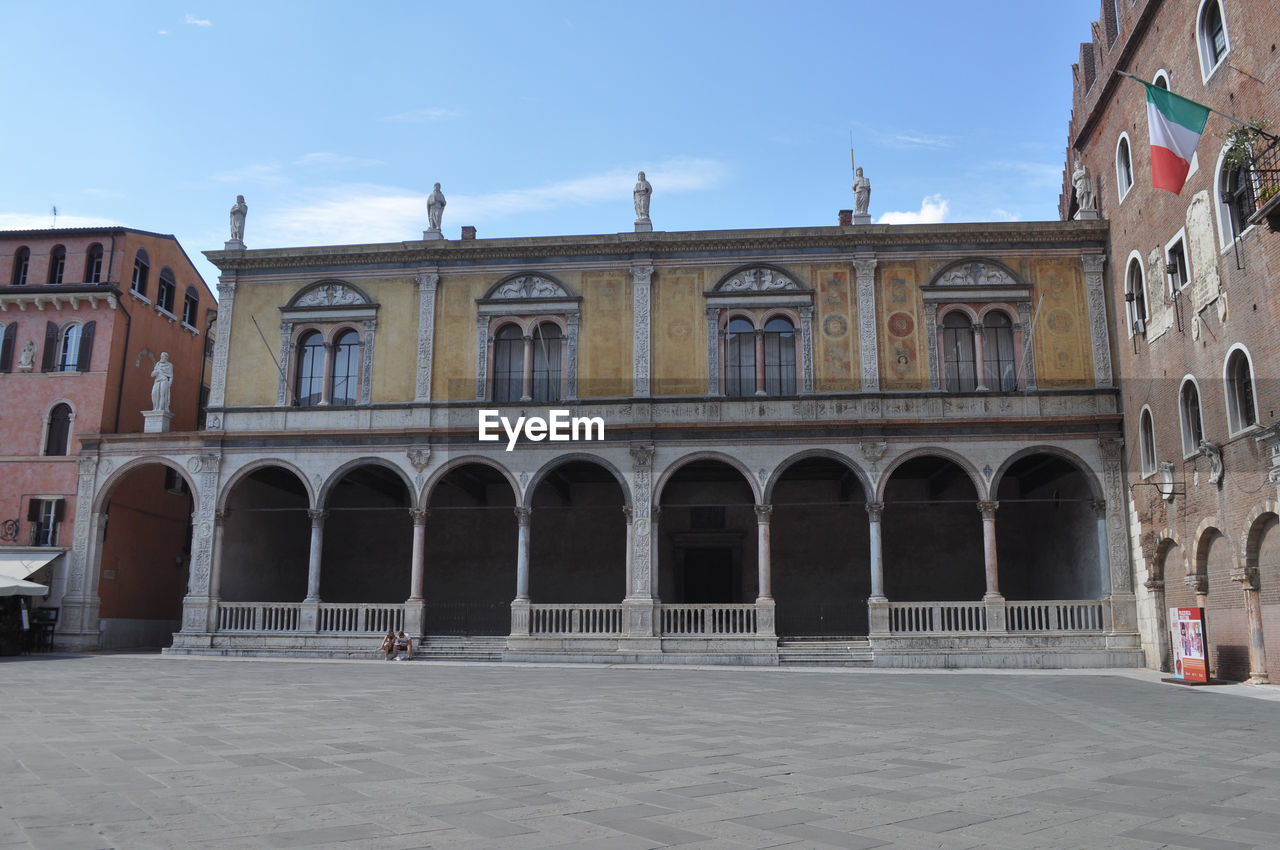 low angle view of historic building against sky