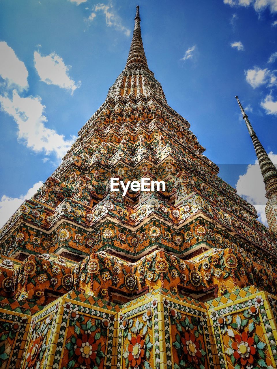 LOW ANGLE VIEW OF A TEMPLE