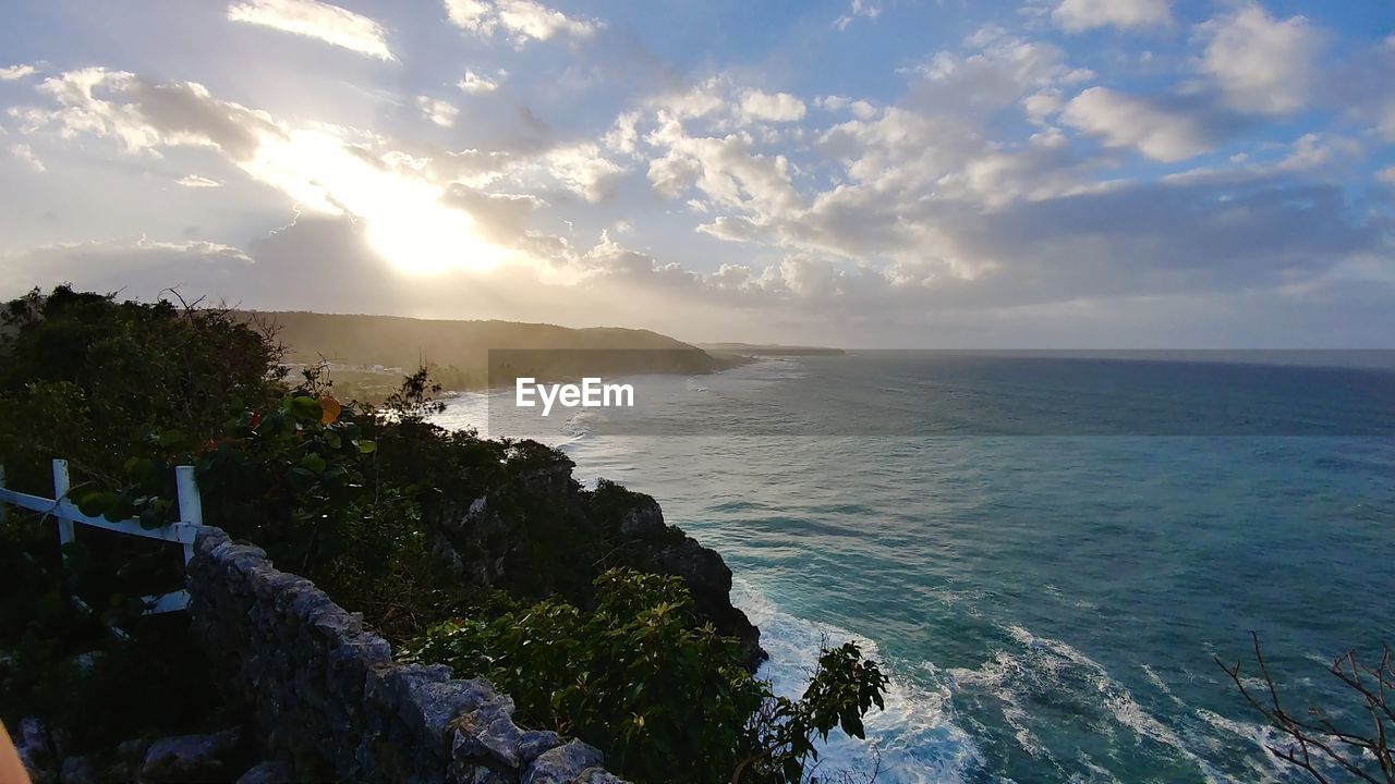 PANORAMIC VIEW OF SEA AGAINST SKY