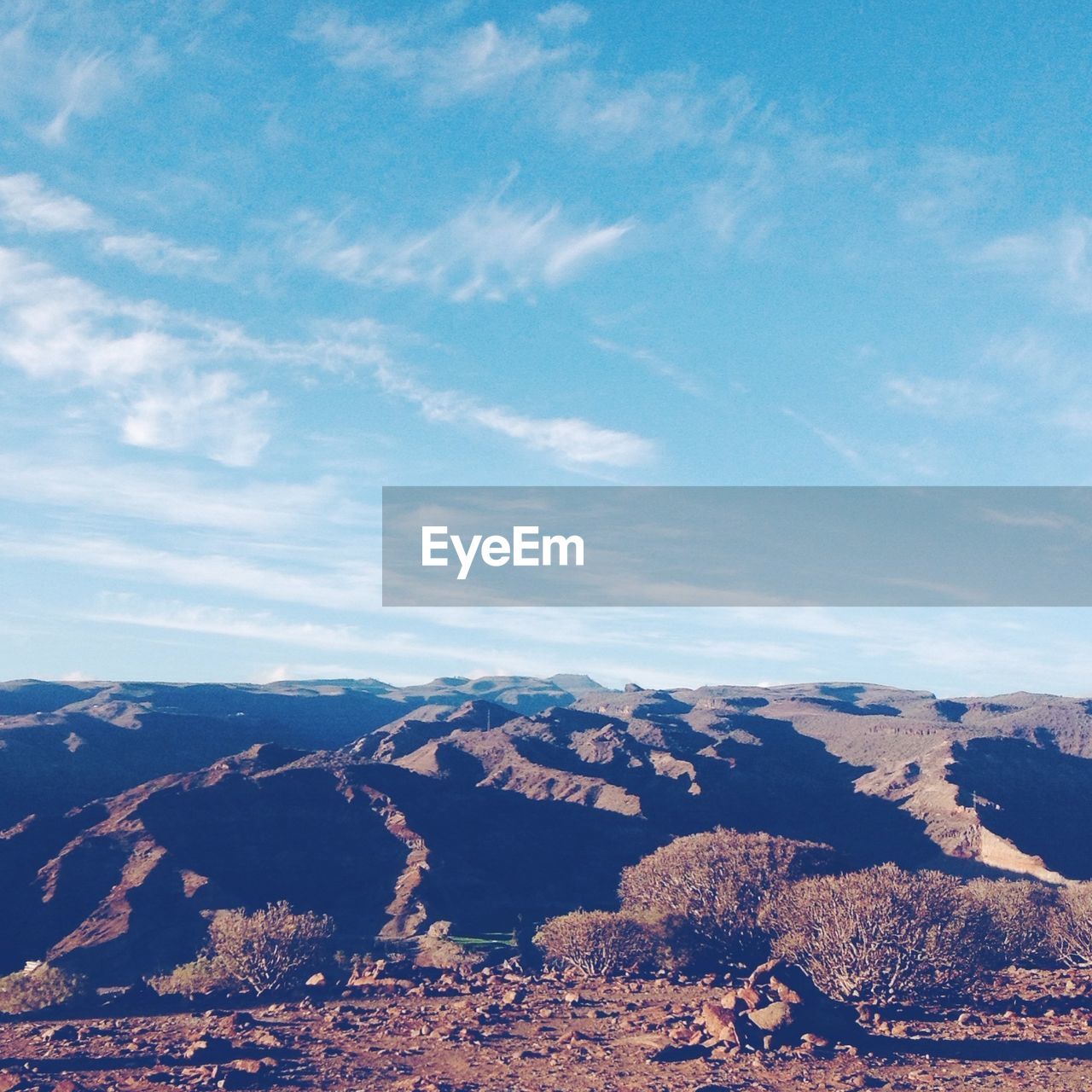 Eroded depression mountain