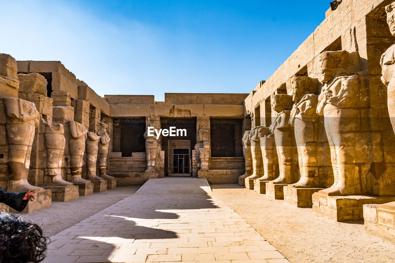 VIEW OF OLD RUINS OF TEMPLE