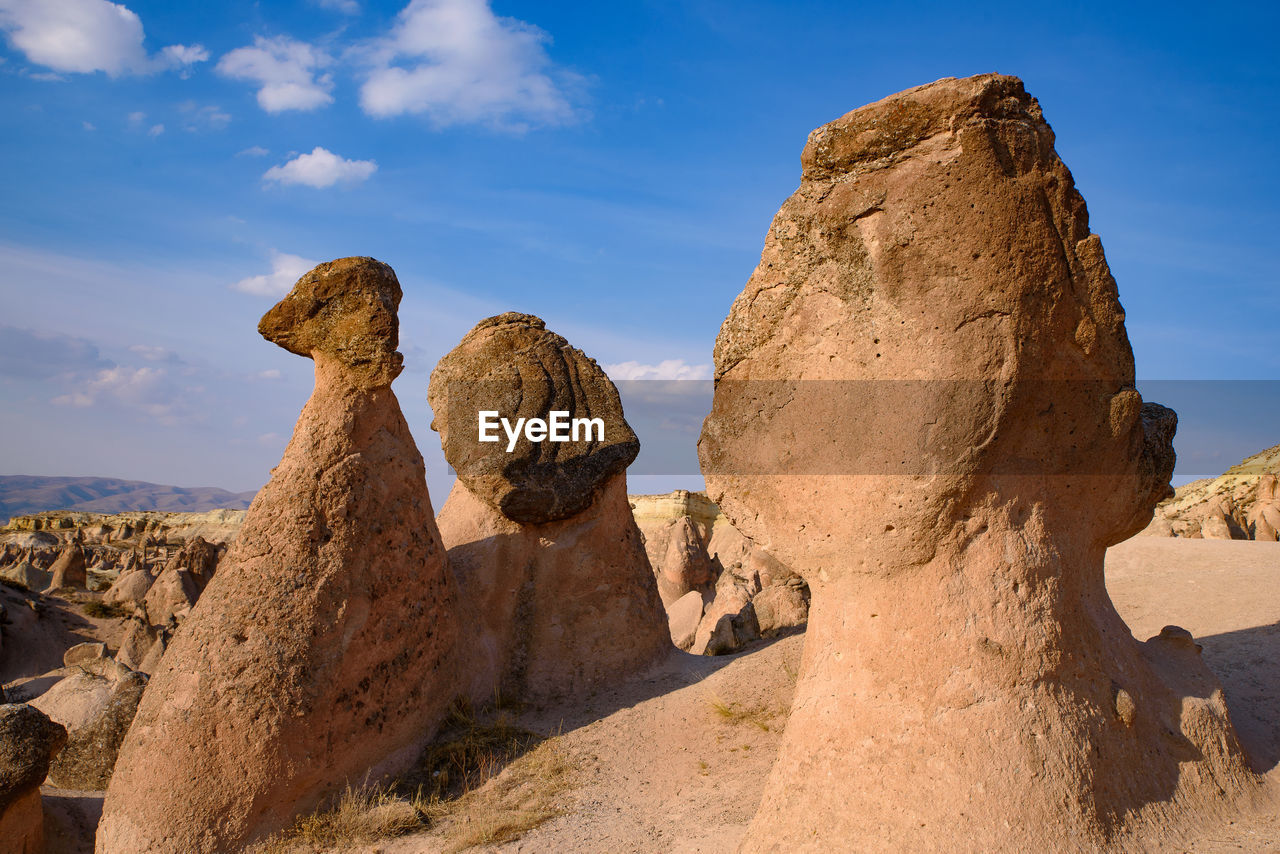 PANORAMIC VIEW OF ROCK FORMATION