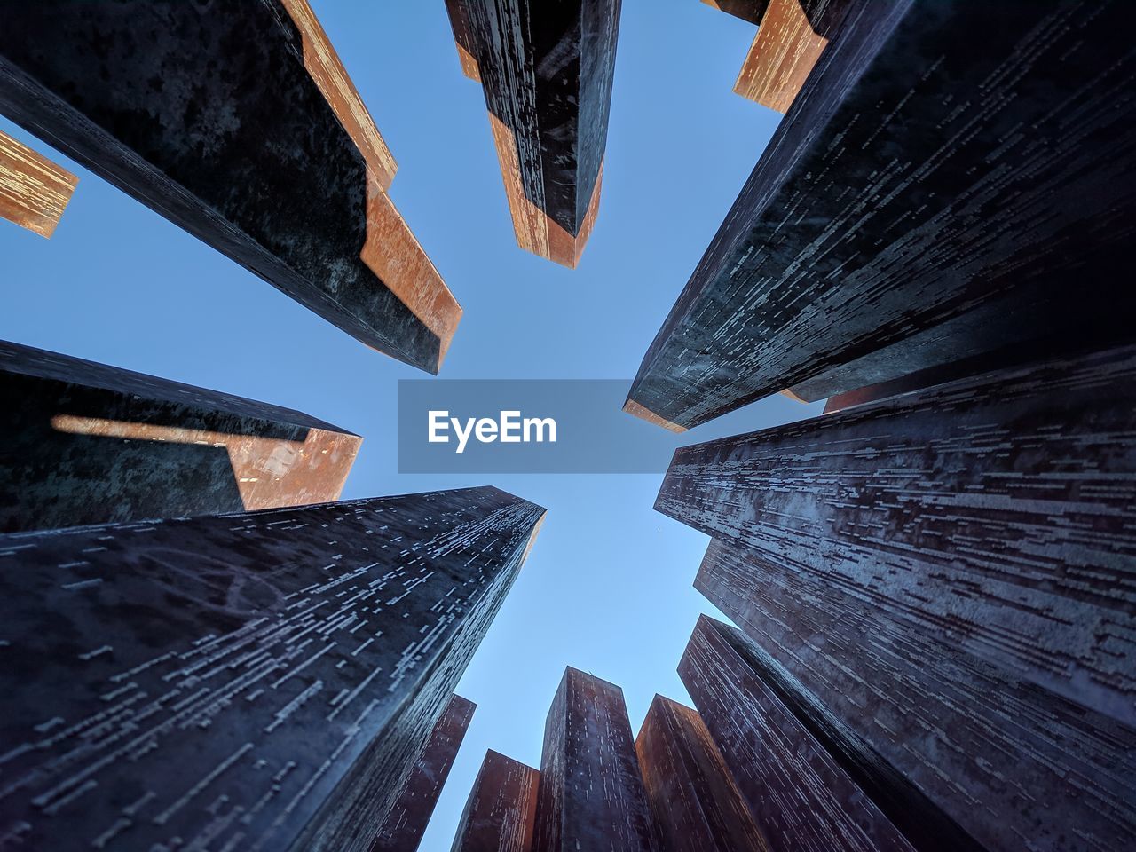 Low angle view of buildings against sky