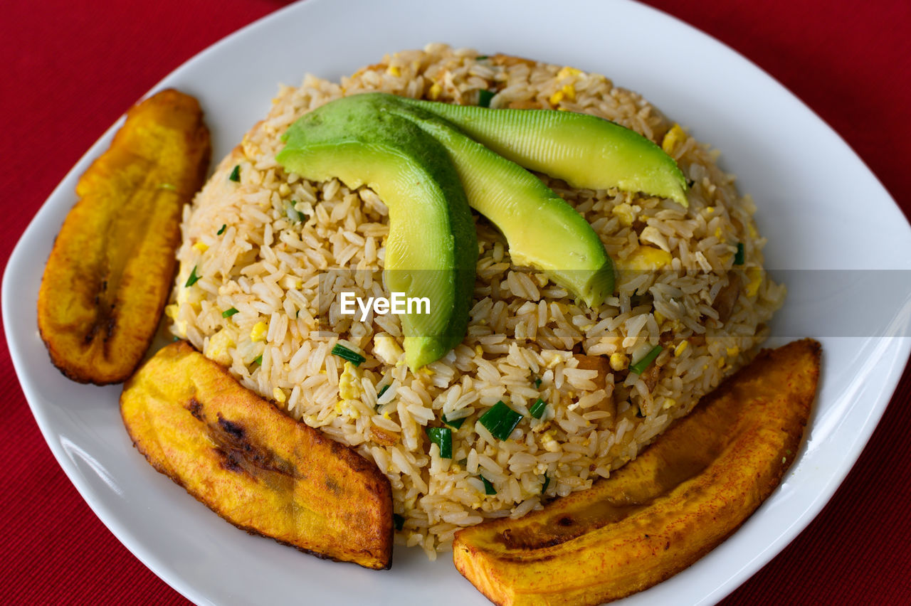 Close-up of food in plate