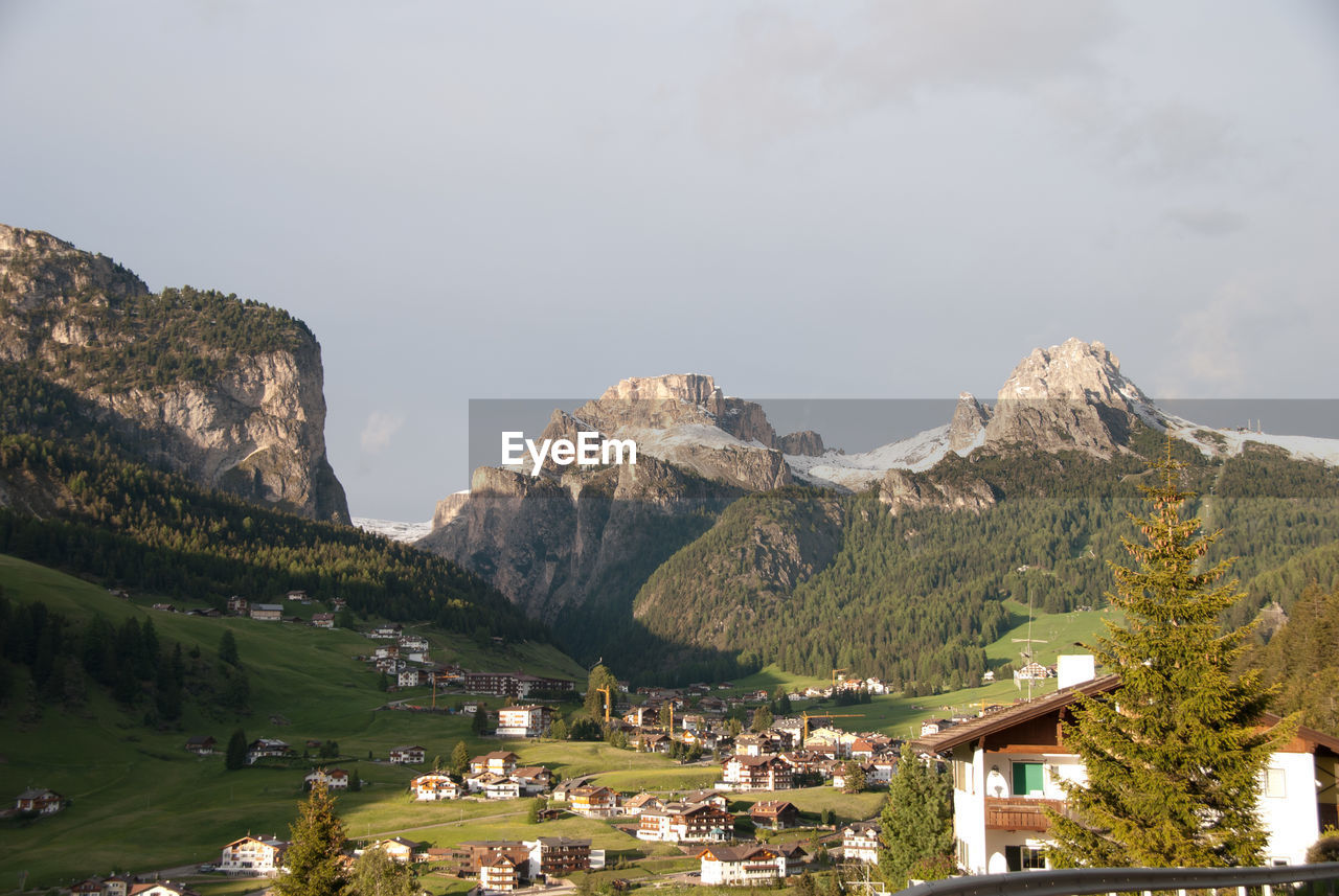 High angle view of a mountain