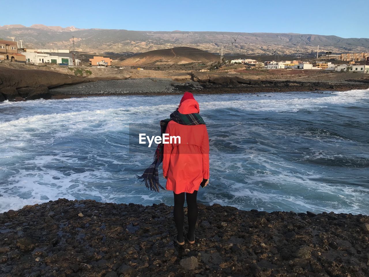 Girl near the ocean